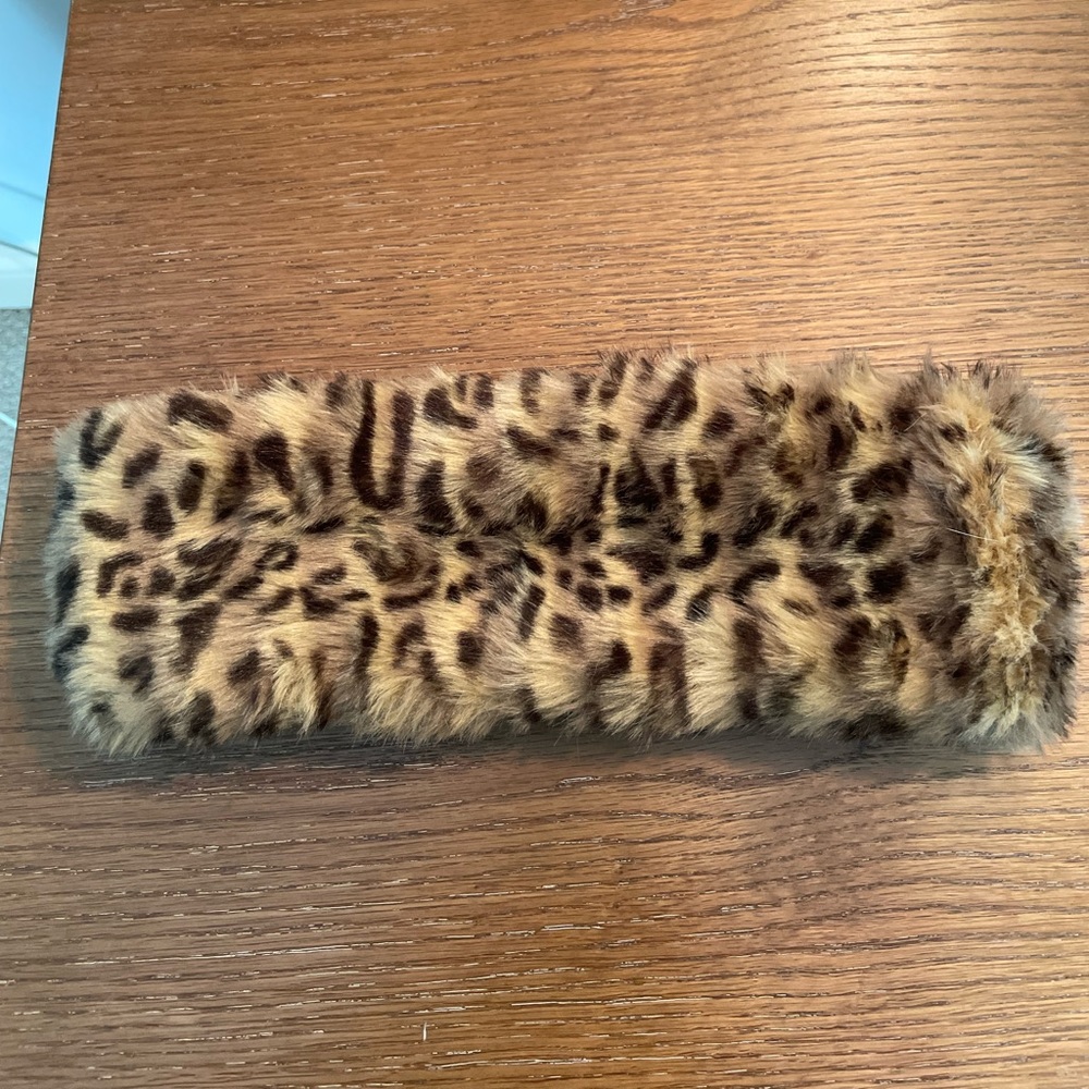 Turtle Fur Vermont Collection Faux Fur Cheetah Headband